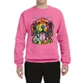 thumbnail image 2 of Wild Bobby Dean Russo Golden Retriever Is Love Dog Is Love Dog Lover Unisex Crewneck Graphic Sweatshirt, Neon Pink, Small, 2 of 5
