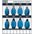 thumbnail image 6 of Never Look Back Positive Motivation Women's Long Sleeve T Shirt Brisco Brands L, 6 of 6