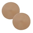 thumbnail image 1 of Oleegame 2 Pcs Napperon Tapis de Table PP Tapis Décoratif Rond Tapis de Cuisine Occidentale Isolation Table*4 Pcs Jaune, 1 of 7