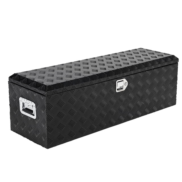 Yiwa Boîte à Outils en Aluminium sous le Corps, Rangement Robuste pour Lit de Camionnette et Remorque