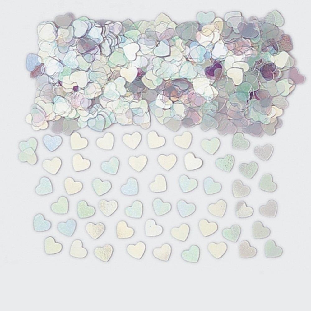 Prismatic Shimmer HEARTS CONFETTI 14g {Amscan} Valentines/Celebration/Party 
