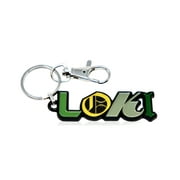 Official LOKI LOGO KEYCHAIN, Original Marvel Studios & Disney+ Exclusive LOKI LOGO Keychain - 2 cm x 5.75 cm