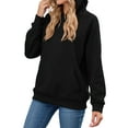 thumbnail image 3 of Shine Up Womens Hoodies Casual Hooded Sweatshirts Oversized Pullover Long Sleeve Ladies Tops with Pocket, 3 of 5