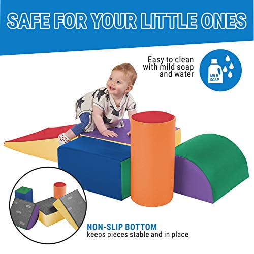 ecr4kids softzone climb and crawl foam play set