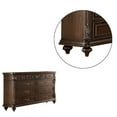 thumbnail image 2 of Benjara Nine Drawers Wooden Dresser with Molded Details, Brown, 2 of 5