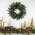thumbnail image 3 of Northlight Ball Ornaments Artificial Christmas Wreath - 28" -Rose Gold - Unlit, 3 of 9