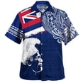 thumbnail image 5 of Camisetas hawaianas polinesias americanas con impresión 3D completa para hombre, camisetas de playa de manga corta de gran tamaño a la moda de verano, 5 of 5