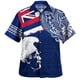 thumbnail image 4 of Camisetas hawaianas polinesias americanas con impresión 3D completa para hombre, camisetas de playa de manga corta de gran tamaño a la moda de verano, 4 of 4