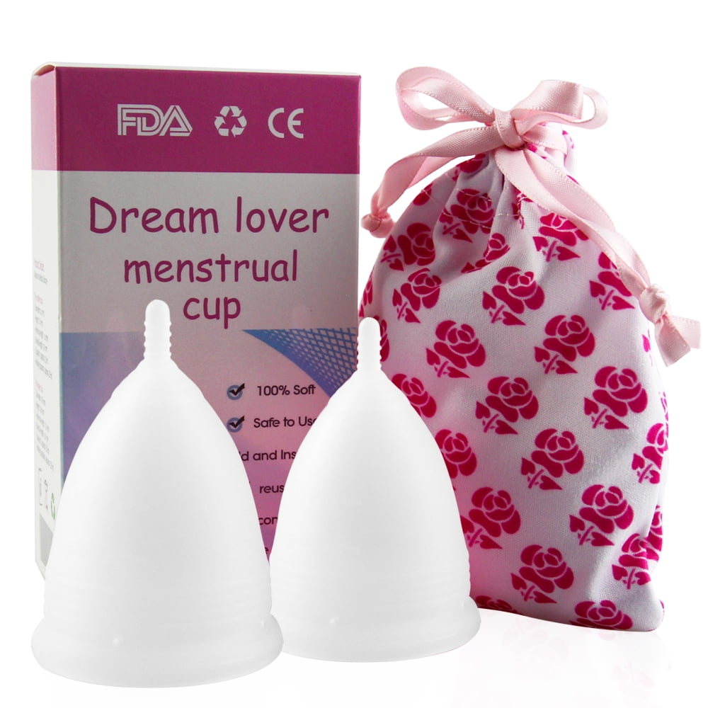 Howarmer Menstrual Cups, Reusable Period Cup for Beginners Tampons