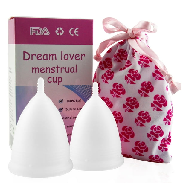 Howarmer Menstrual Cups, Reusable Period Cup for Beginners Tampons