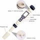 thumbnail image 3 of Medidor de pH electrónico para piscinas, 5 en 1, termómetro de salinidad EC TDS, medidor electrónico de pH, medidor de calidad del agua, resistente al agua IP67, medidor de pH automático de, 3 of 5