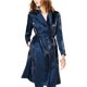 thumbnail image 1 of Gabardina de satén para mujer INC, azul, grande I-N-C Gabardina, 1 of 1