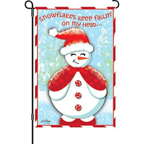 Premier 51354 Garden Brilliance Flag, Snow Cutie, 12 by 18-Inch