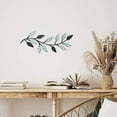 thumbnail image 4 of 2 Piece Metal Wall Art Olive Branch Vine - Modern Black Finish for Living Room Bedroom Indoor Decor, Ready-To-Hang and Lightweight, By Kingtowag, 4 of 6