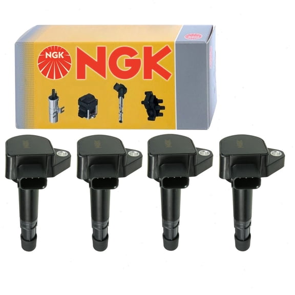 4 pc NGK Ignition Coils compatible with Honda Civic 1.7L L4 2001-2005