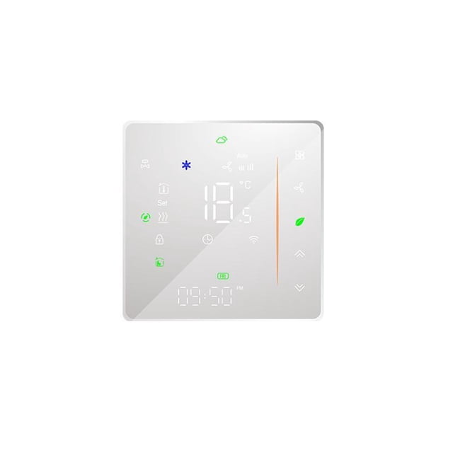 Kearding Panel de controlador de temperatura de aire acondicionado central inteligente de calefacción de suelo eléctrico Pantalla de termostato de Electrodomésticos
