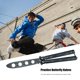 thumbnail image 1 of Cuchillo mariposa de práctica cuchillos de entrenamiento romos de acero inoxidable (negro) Ndcxsfigh nuevos, 1 of 8