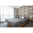 thumbnail image 3 of Dundee Deco Self Adhesive Foam Wallpaper - Off-White, Mauve Faux Bricks, 2.3 ft x 2.5 ft Each, 5-Pack, 3 of 9