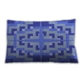 thumbnail image 1 of Ahgly Company Patterned Indoor Rectangular Sky Blue Dress Blue Lumbar Throw Pillow, 13 inch by 19 inch, 1 of 5