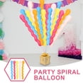 thumbnail image 2 of PTOOTP 100 globos espirales de látex de 1,5 g, globos retorcidos de colores, suministros para fiestas, decoraciones para cumpleaños, bodas y festivales., 2 of 7