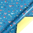 thumbnail image 1 of Papel de regalo de oficina y papelería para San Valentín, Día de la Madre, cumpleaños, fiestas, rollos de papel de doble cara, rollo grande de 118 pulgadas, 80 g/m² de grosor., 1 of 2
