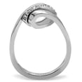 thumbnail image 4 of Silver Womens Ring Anillo Para Mujer Stainless Steel Ring with Top Grade Crystal Ortona, 4 of 5