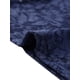 thumbnail image 5 of INSPIRAR CHIC Blusas de Manga Larga Abullonada Semi Transparente de Encaje Floral 2XL Azul Oscuro, 5 of 6