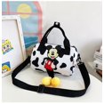 thumbnail image 3 of Bolso para niños, lindo bolso de bolos con estampado de Mickey Mouse para niña, bolso bandolera portátil de moda, 3 of 5