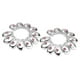 thumbnail image 5 of 2 Piezas de Acero Inoxidable para Niña, Joyería Romántica con Clip de de Imitación en Escudo para Pezones , Rosado Zulema NippleRing inoxidable, 5 of 7