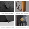 thumbnail image 6 of Compact Umbrellas For Rain And Sun UPF 50+ UV Protection Windproof waterproofing and Strong Men Womens Umbrella 16 Ribs Wooden Handle Travel Umbrella, 6 of 15