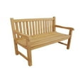 thumbnail image 2 of D-Art Collection Teak Riverside 2 Seater Bench in solid teakwood natural color, 2 of 2
