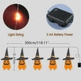 thumbnail image 3 of Wovilon Halloween Tree LED Witch Hat Halloween String Lights DIY Pendant Horror Lamp, 3 of 9