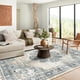 thumbnail image 1 of Alfombra YouFortong azul, 244 x 305 cm, lavable y antideslizante, 1 of 6