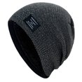 thumbnail image 3 of Gorro de lana de punto con forro polar, estilo jersey para exteriores, grueso y resistente al viento, para invierno, 3 of 5