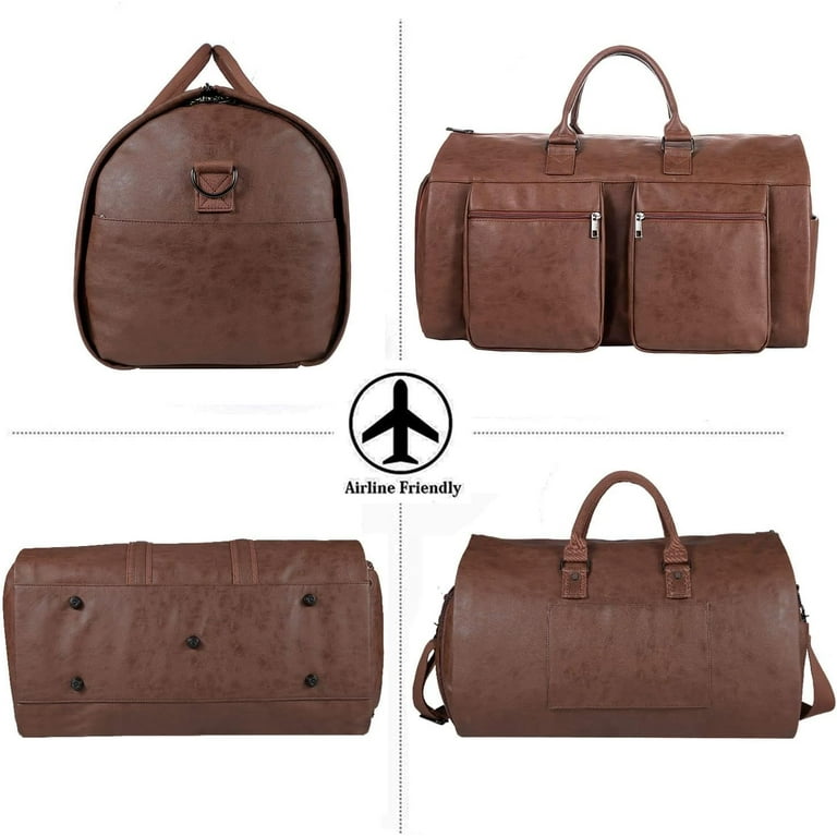 seyfocnia Convertible Travel Garment Bag Carry on Garment Duffel Bag for Men Women 2 in 1 Hanging Suitcase Suit Business Travel Bag Walmart