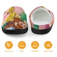 thumbnail image 5 of Kids The Lion King Slippers Boys Girls Non-Slip Fuzzy House Slippers Warm Soft Plush Winter House Shoes Slip-On Shoes, 5 of 7