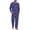 Bm 14 Blue White Deer, variant on Airmenty Men's Pajama Set Long Sleeve Sleepwear Lightweight Loungewear Shirts and Bottoms Soft Comfy Sleep Sets with Pockets S-2XL