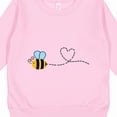 thumbnail image 3 of Inktastic Cute Flying Bumble Bee Toddler Sweatshirt, 3 of 4