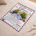 thumbnail image 4 of Customizaholic A Letter From Heaven Personalized Memorial Blanket, Custom Photo Sympathy Gift, Cozy Plush Fleece Remembrance Throw for Loss of Dad or Loved One, 4 of 8