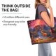 thumbnail image 2 of Balery Lantern Giraffes Magical Forest Bolsa Tote Estilo Estético con Cremalleras, Bolsa de Hombro, Bolsa de Compras Grande y Plegable, 2 of 8