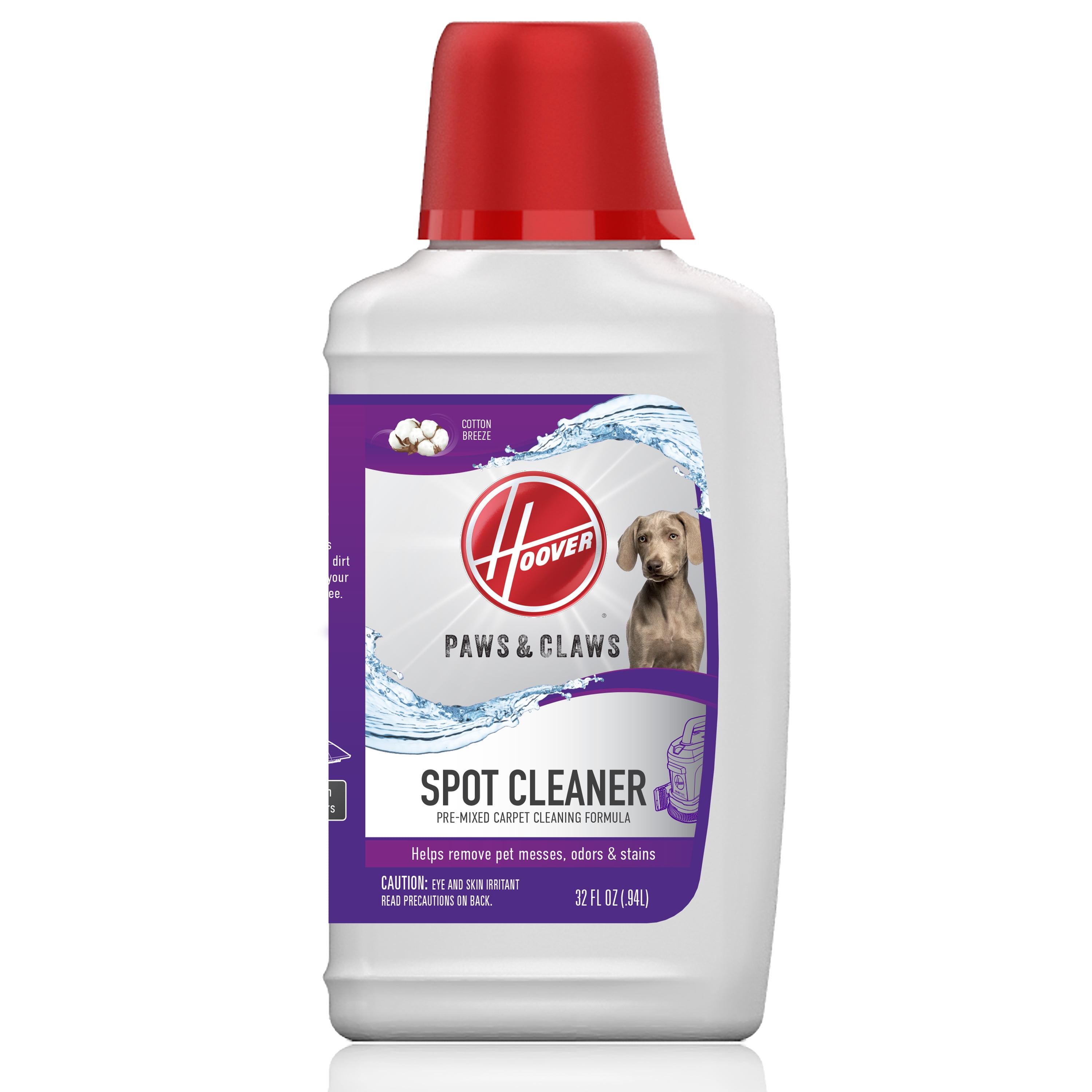 Hoover Paws & Claws Portable Pet Stain Odor Remover 32 oz, AH30940