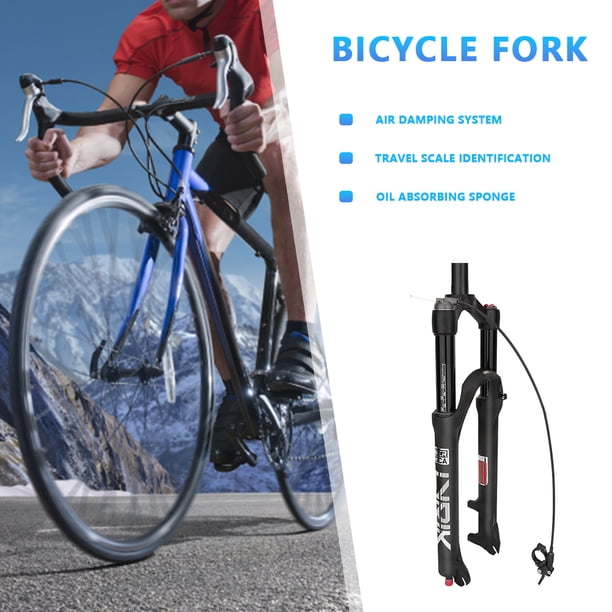 Horquilla de aire MTB de 26/27, 5/29 pulgadas, horquillas delanteras de suspensión de bicicleta impermeables a prueba de polvo