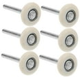 thumbnail image 5 of IBASETOY Smooth Nylon Garage Door Rollers with Stem Easy to Install for Fitness Use  6Pcs, 5 of 8