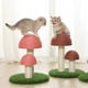 thumbnail image 5 of Rascador para gatos ZHAOCHENG sisal natural forma de hongo rosa, 5 of 5