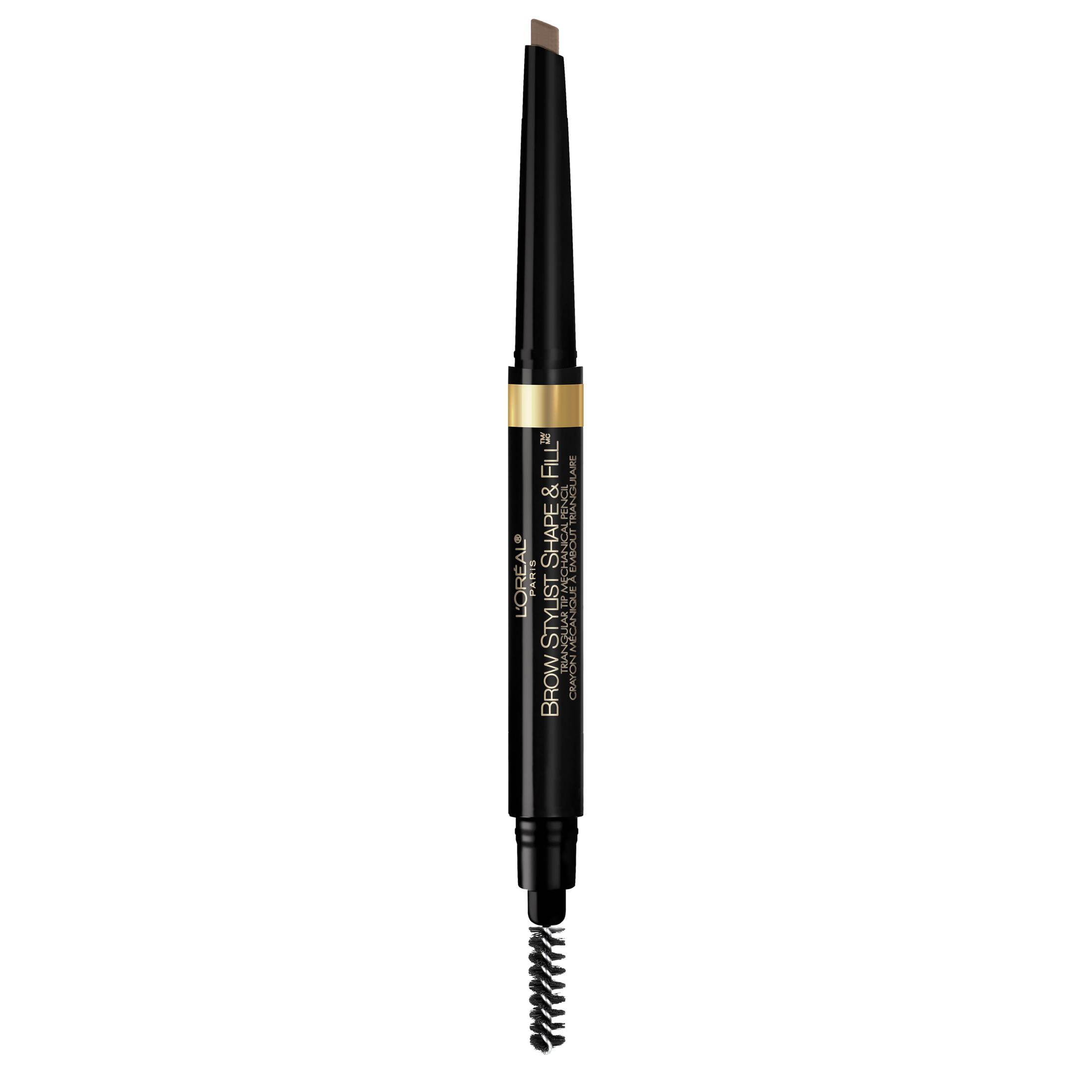 (2 pack) L'Oreal Paris Stylist Shape and Fill Mechanical Eyebrow Makeup Pencil, Blonde