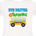 thumbnail image 4 of Inktastic Bus Driver in Training Boys or Girls Long Sleeve Baby Bodysuit, 4 of 5