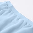 thumbnail image 6 of NAISIBABY Girls Athletic Skirt, High Rise Mesh Tiered A-Line Kids Dance Pleatd Mini Skirt Light Blue Size 10-12, 6 of 7