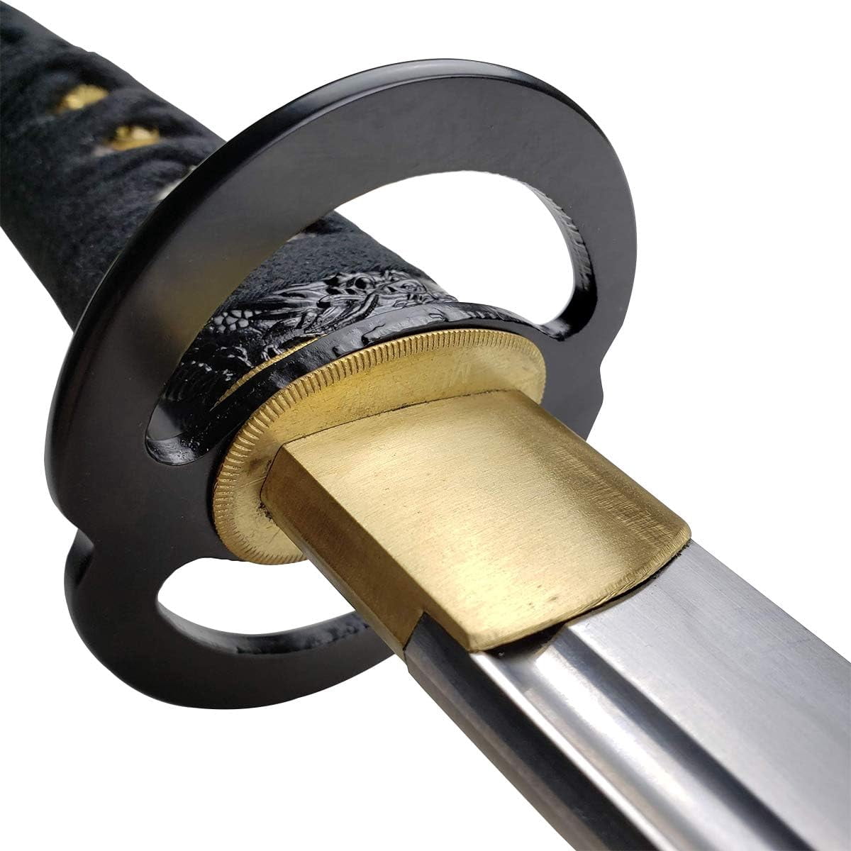 Musashi Miyamoto Hand-Forged 1060 High Carbon Steel Katana with Traditional Detailing