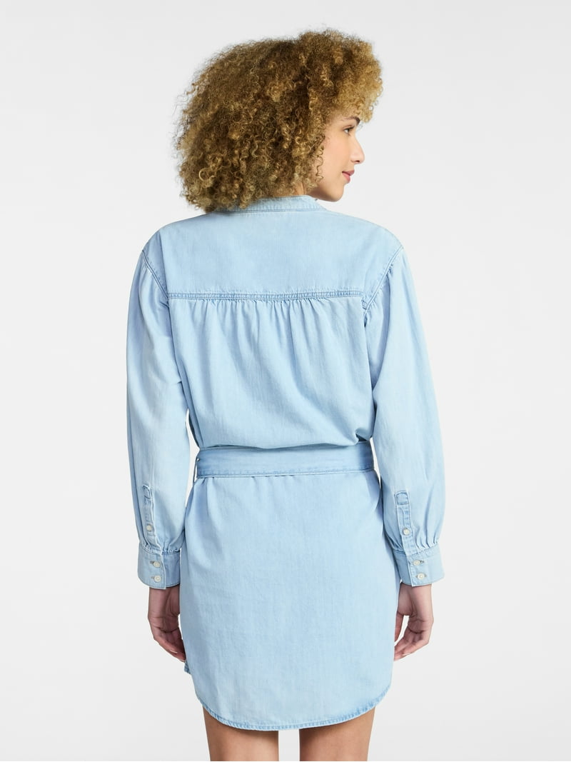 issey miyake mini dress Issey Miyake Japan. Vintage Rayon Blend Mock Neck Mini Dress