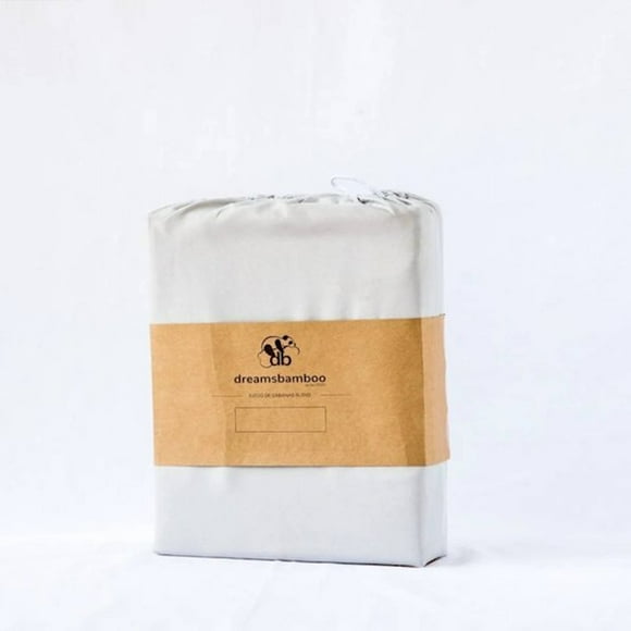 Juego Sábanas Fibra De Bambú Blend King Gris DREAMS BAMBOO